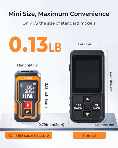 CIGMAN Mini Laser Measuring Tool, 262Ft Laser Measure - Image 4