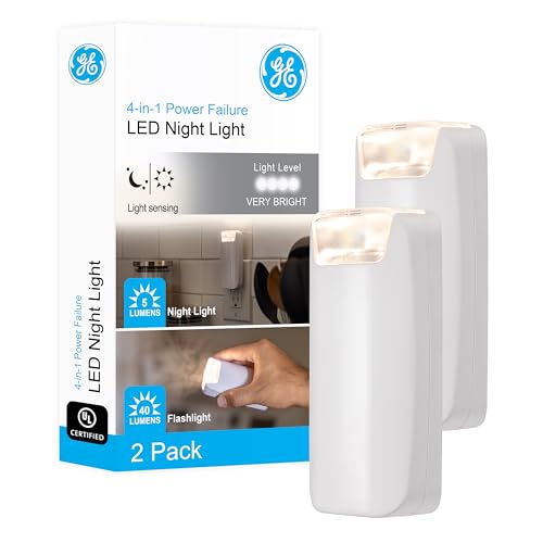 GE Plug in Power Failure Night Light with Dusk to Dawn Sensor, 2 - Image 2