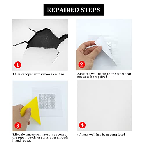 13 Pack 2 Inch Drywall Patch Repair Kit - Image 4