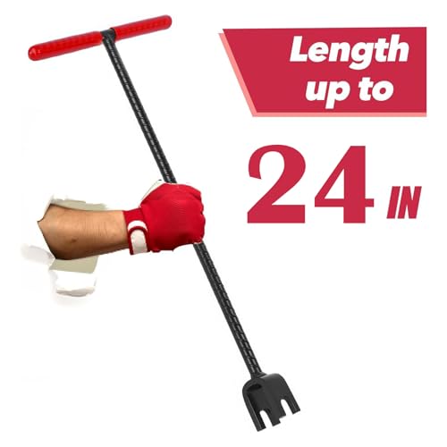 Water Meter Key 24 Inch Water Shut off Tool Red Enforced Steel - Image 4