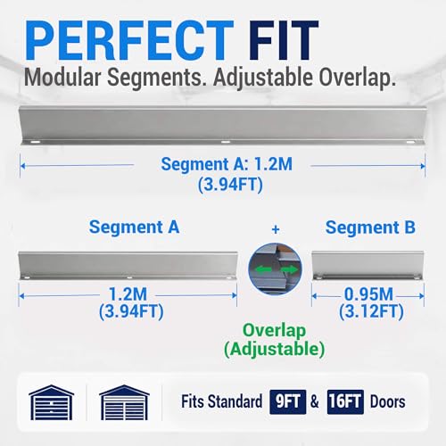 9FT Garage Door Strut Reinforcement Kit, Heavy Duty Steel - Image 7