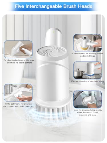 Electric Spin Scrubber - Cordless IPX7 Waterproof Shower - Image 5