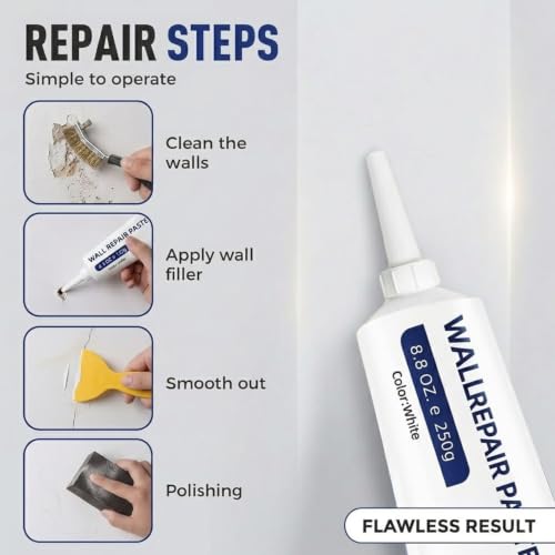 2 Pcs Efficient Drywall Repair Kit with Scraper | Home Repair - Image 5