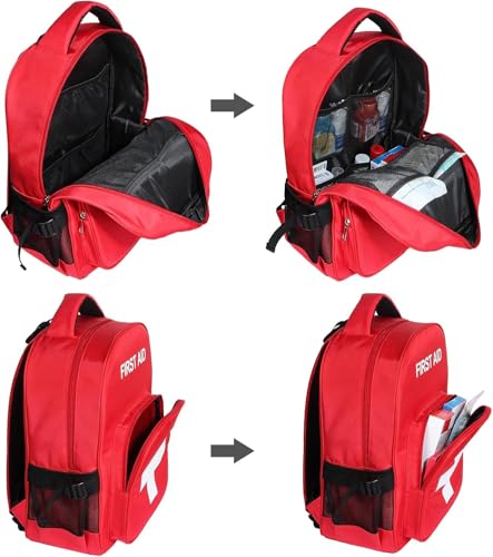 Empty First Aid Backpack, Emergency Medical Backpack - Image 7