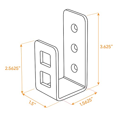 Door Barricade Brackets Open Bar Holder Heavy Duty Reinforcement - Image 3
