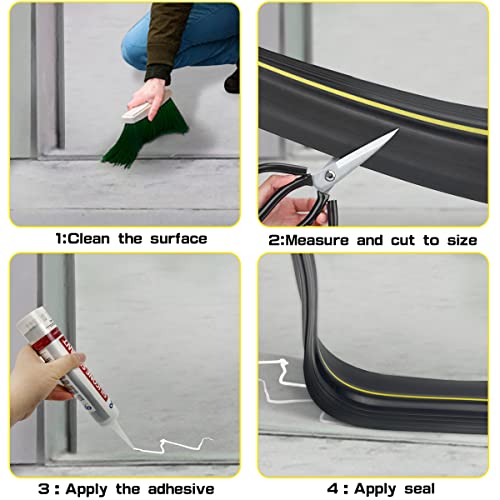 Universal Garage Door Bottom Threshold Seal Rubber Strip | Home Repair - Image 7