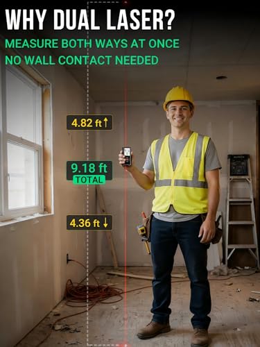 Dual Laser Measuring Tool 393Ft — Measure Both Directions - Image 3