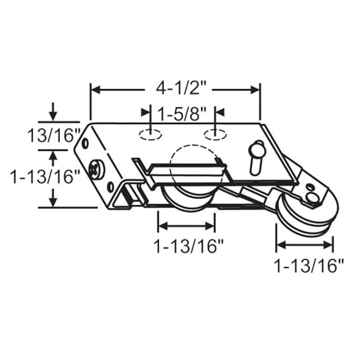 Fleetwood Tandem Door Roller for Sliding Patio Door | | Home Repair - Image 3