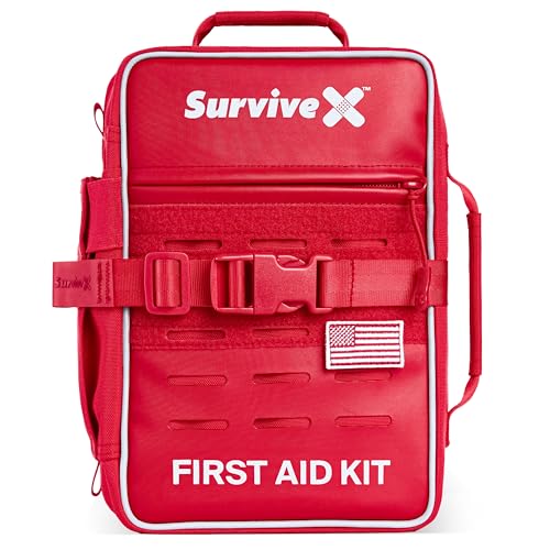 SurviveX Large Pro First Aid Kit, Emergency Kit for 5-6 People - Image 2