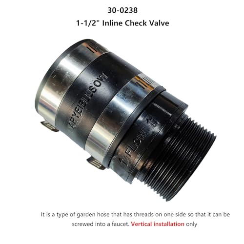 30-0238 Inline Check Valve(1.5 Inch,1 Pack) - Image 5