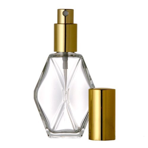 Diamond Spray Bottle. Fine Mist Perfume Cologne Atomizer for Essential Oil Aromatherapy Perfume Cologne Refillable (2 oz. 24 Bottles, Purple)
