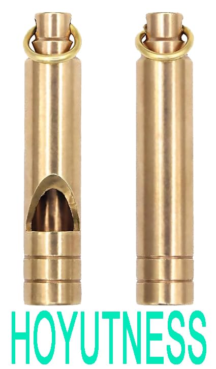 Brass Survival Whistle, 125 dB Loud Emergency Whistle - Image 5