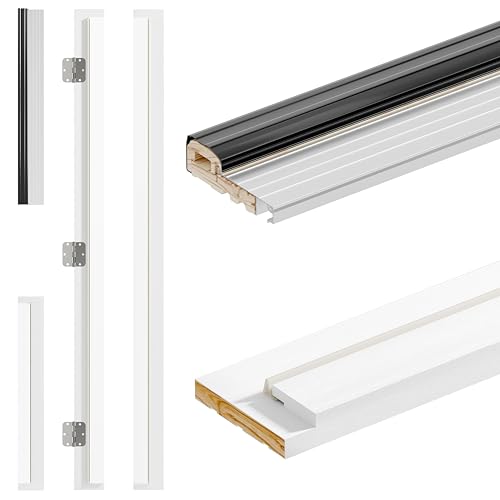 Door Jamb Frame Kit with Threshold, DIY Exterior White - Image 5
