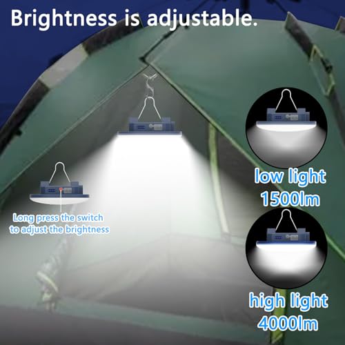 6 inch Rechargeable Camping Light TeiNewBy 4000LM 16500mAh - Image 6