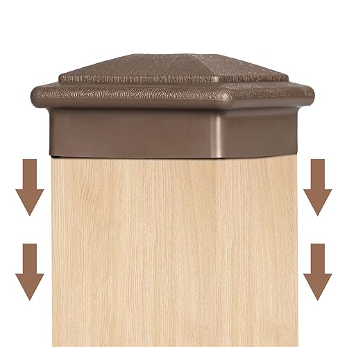 Post Caps, Wood Fence Post Bracket 4X4 (actual 3.5" x 3.5") - Image 5