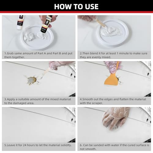 Fiberglass Boat Repair Kit White, Gel Coat Repair Kit for Boats - Image 5