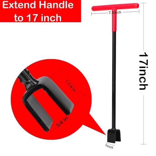 17" Water Meter Key & Water Shut-Off Tool with 4-Way Utility Key - Image 4