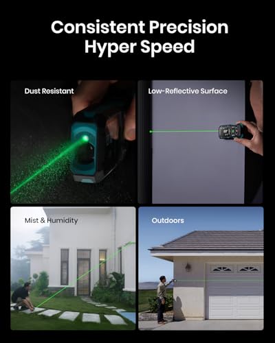 MILESEEY S50 Green Laser Distance Meter, 400 ft Laser Measure - Image 5