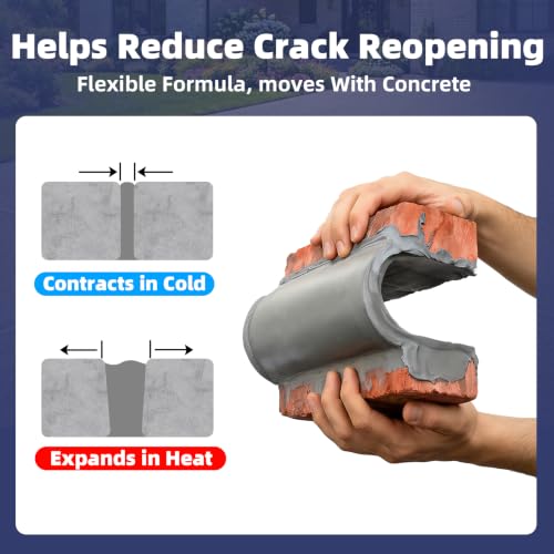 JDiction Concrete Crack Filler, Self-Leveling Flexible Repair - Image 4