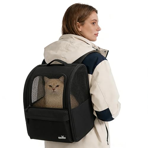 wakytu Cat Carrier Backpack,Pet Backpack Carrier | Pet Essentials - Image 2