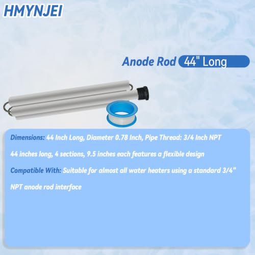 Water Heater 3/4" NPT 44 inch Anode Rod for Hot Water Heaters - Image 5