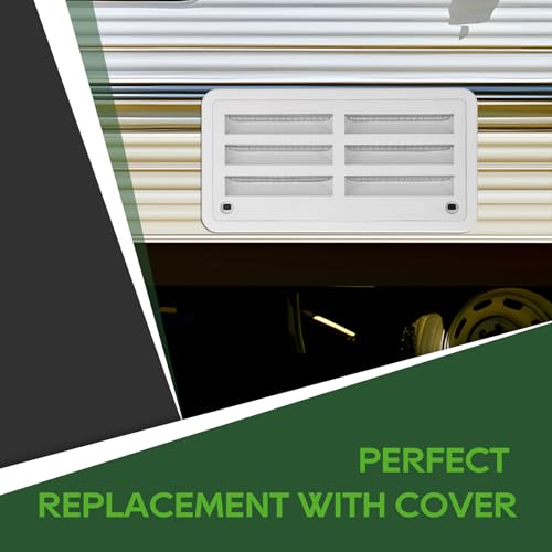 RVGUARD RV Refrigerator Vent 20-3/4"W x 10-3/4"H White - Image 3