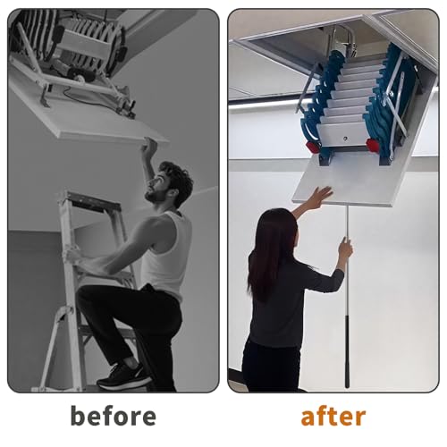 Adjustable Attic Pull-Down Hook Kit with Telescopic Rod - Image 6
