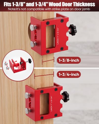 Door Latch Mortise Tool for Router, Aluminum Alloy Door - Image 5