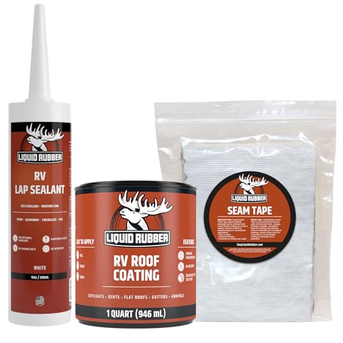 Liquid Rubber RV Roof Sealant & Coating - Small Repair Kit - Image 2