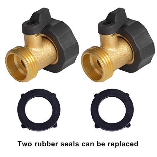 Heavy Duty Brass Shut Off Valves Garden Hose Connectors - Image 3