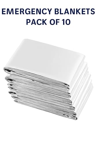 Emergency Blankets Pack of 10 – Mylar Thermal Space - Image 4