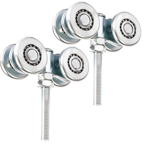 2Pcs Heavy Duty Barn Door Rollers - Sliding Door Rollers - Image 2