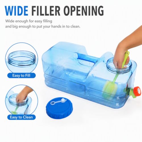 Dicunoy Camping Water Container, 2.6 Gallon Portable Water - Image 6