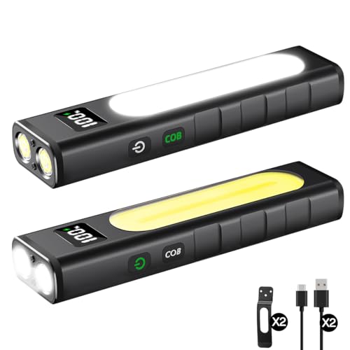 2P Rechargeable Flashlights High Lumens 1800, Magnetic Base - Image 2
