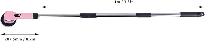 Electric Brush, Cordless Rechargeable Power Scrubber with 8 Replaceable Brush Heads and Extension Handle, for Kitchen Bathroom Tile Grout Stovetop
