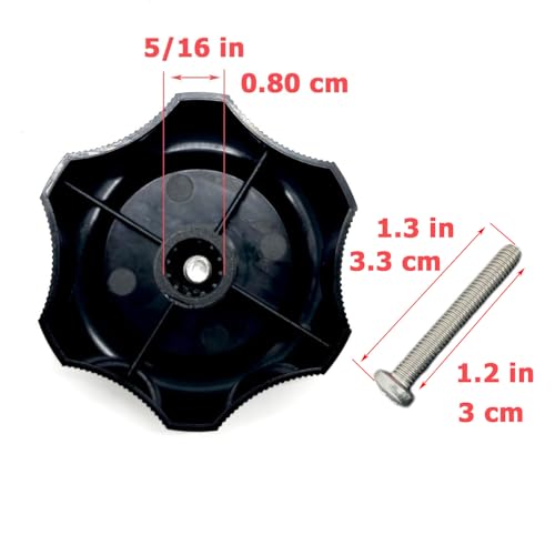 1 Pack 20345 Window Roof Vent Crank Knob with 1 Inch Shaft - Image 5