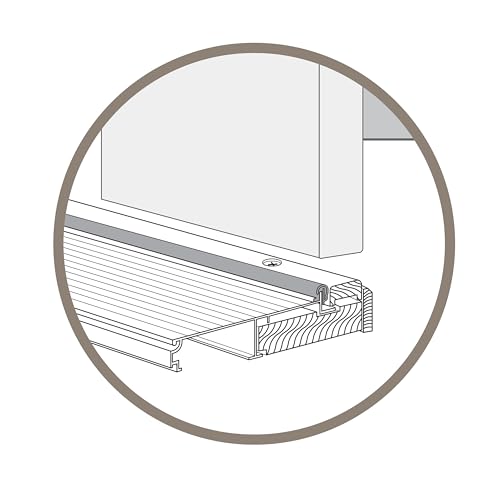 Frost King TAOC36SP Adjustable Aluminum and Oak Sill Threshold - Image 6