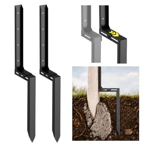 Fence Post Repair Kit 2-Pack, Offset up to 7 Inch - Image 2