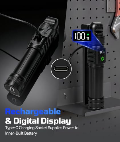 Magnetic Rechargeable LED Work Light/Flashlight for Mechanics - Image 4
