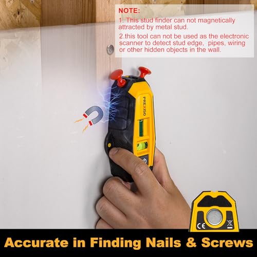PREXISO 2-in-1 Line Laser Level & Magnetic Nail Detector - Image 3