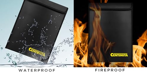 Fireproof Document Bag Waterproof Safe Folder - 2000℉ Money Bag - Image 7