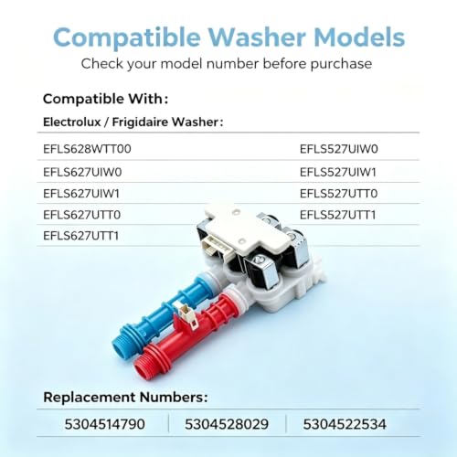 5304528029 Washer Water Inlet Valve Assembly Compatible - Image 5