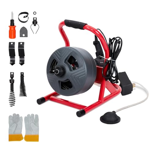 Drain Cleaner Machine, 50Ft x 5/16 Inch Electric Drain Auger - Image 2