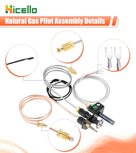 Pilot Assembly Thermocouple Replacement for Lennox Natural Gas - Image 3