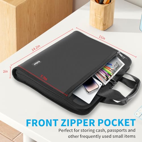 Important Document Organizer with Lock, Fireproof | Home Organization - Image 3