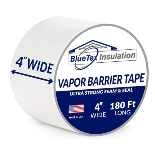 BlueTex Insulationㅤ 4'' Wide x 180' Long White Vapor | Home Repair - Image 2