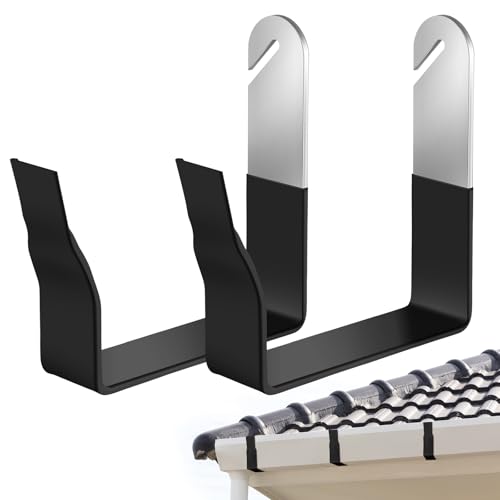 Yaocom 2 Pcs Gutter Hangers 5 Inch Gutter Brackets Kit - Image 2