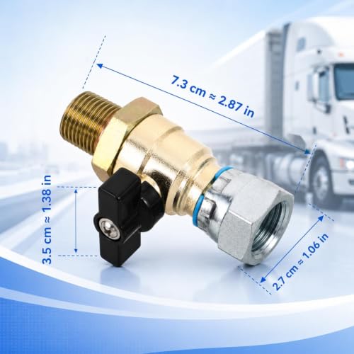 Universal Front Wheel Air Brake Cutoff Valve，18mm Thread Metal - Image 3