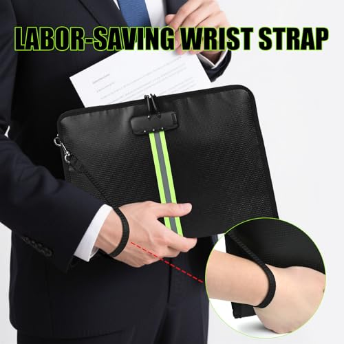 5200℉ Fireproof Waterproof Document Bag (34x24x2.8cm), Safe - Image 8