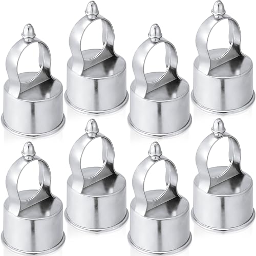 Therwen 8 Pack Chain Link Fence Loop Cap for 2-1/2" (fits - Image 2